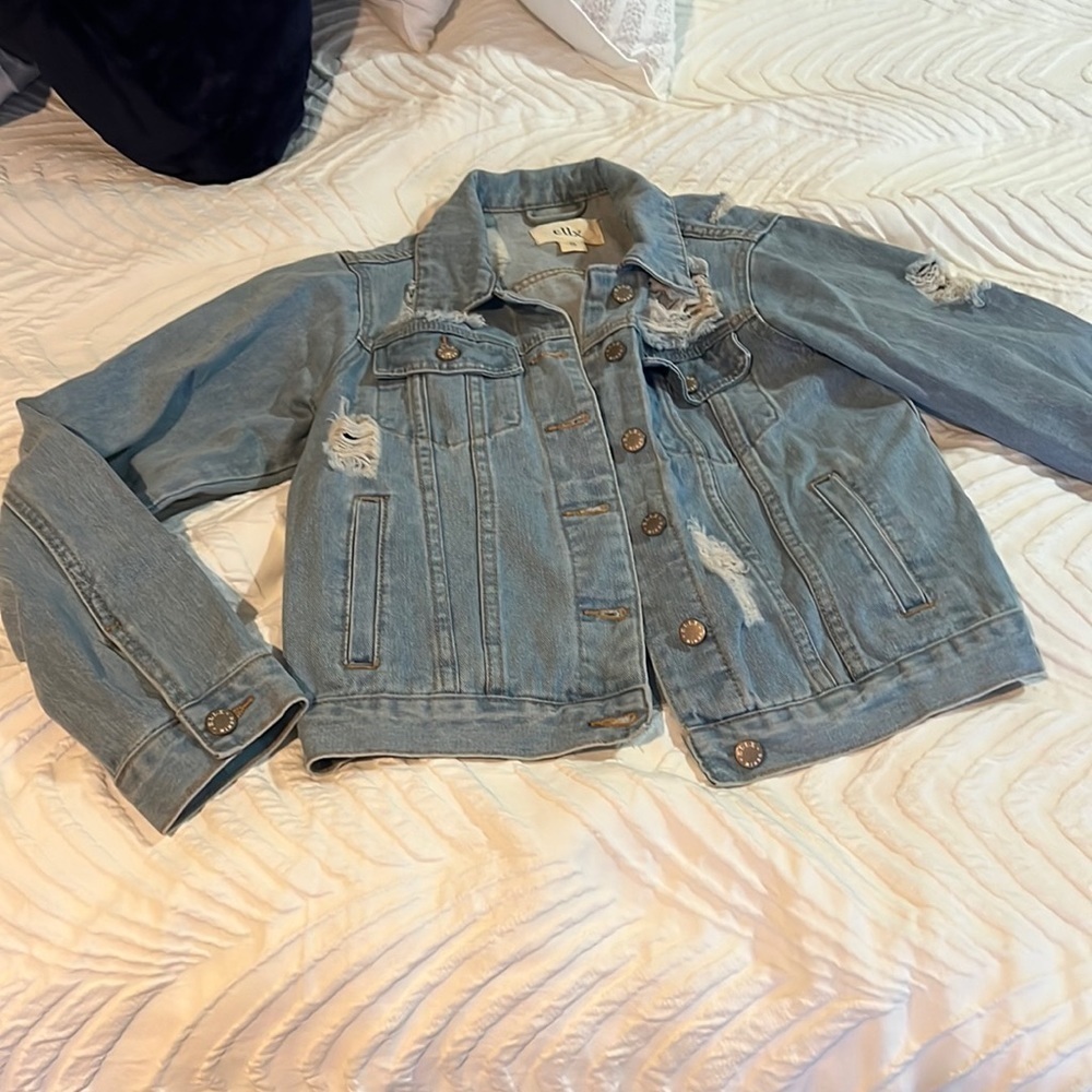 Ripped Denim Jacket